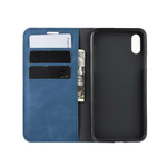 Flip Cover iPhone XR Effet Cuir Douceur Flip Cover iPhone XR Effet Cuir Douceur
