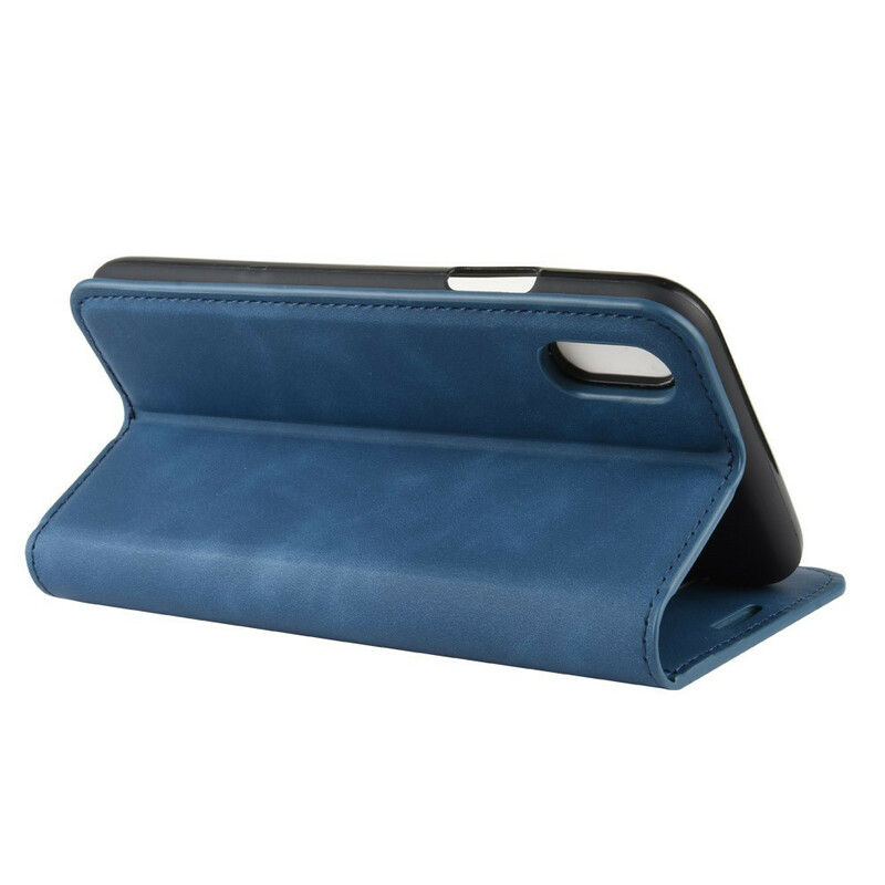 Flip Cover iPhone XR Effet Cuir Douceur Flip Cover iPhone XR Effet Cuir Douceur
