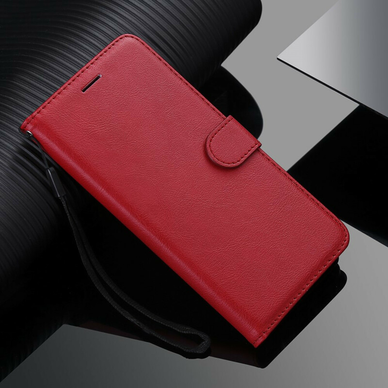 Housse Huawei P Smart 2020 Effet Cuir à Lanière