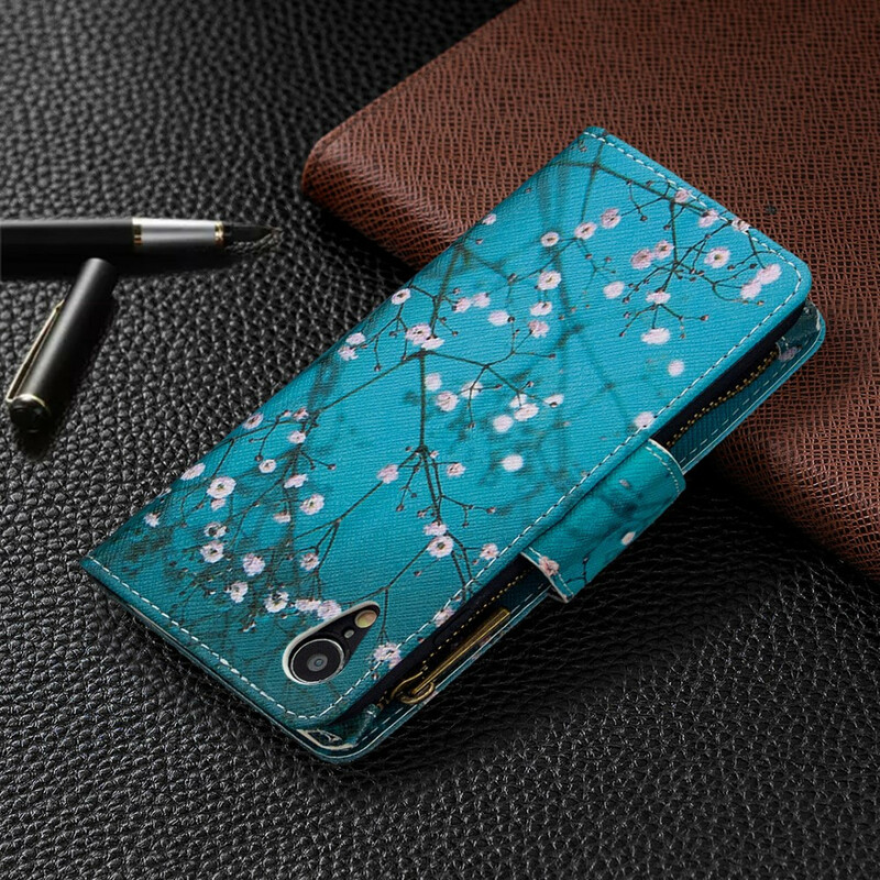 Housse iPhone XR Poche Zippée Arbre Housse iPhone XR Poche Zippée Arbre