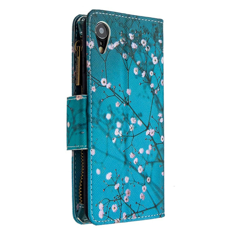 Housse iPhone XR Poche Zippée Arbre Housse iPhone XR Poche Zippée Arbre