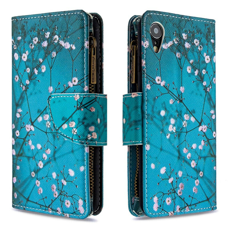 Housse iPhone XR Poche Zippée Arbre Housse iPhone XR Poche Zippée Arbre