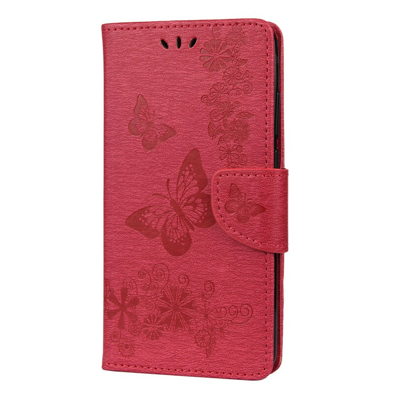 Housse Huawei P smart 2020 Splendides Papillons à Lanière Housse Huawei P smart 2020 Splendides Papillons à Lanière