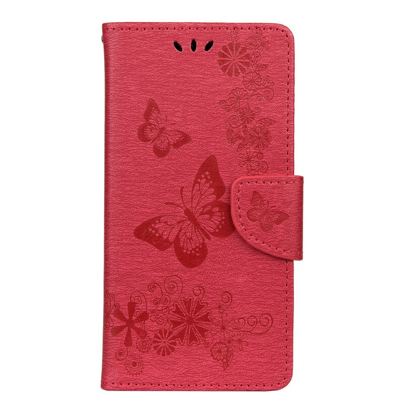 Housse Huawei P smart 2020 Splendides Papillons à Lanière Housse Huawei P smart 2020 Splendides Papillons à Lanière