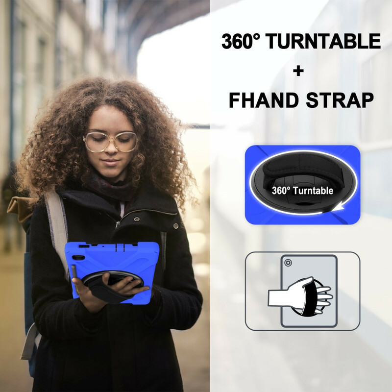 Coque Samsung Galaxy Tab S6 Lite Utra Résistante avec sangle Coque Samsung Galaxy Tab S6 Lite Utra Résistante avec sangle