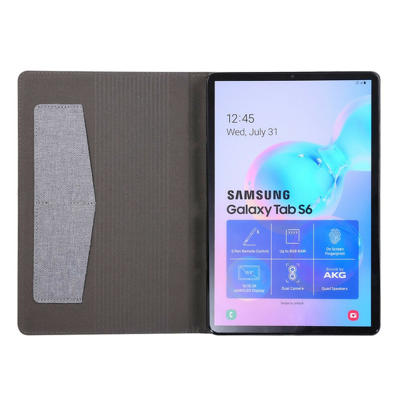 Étui Samsung Galaxy Tab S6 Tissu Étui Samsung Galaxy Tab S6 Tissu