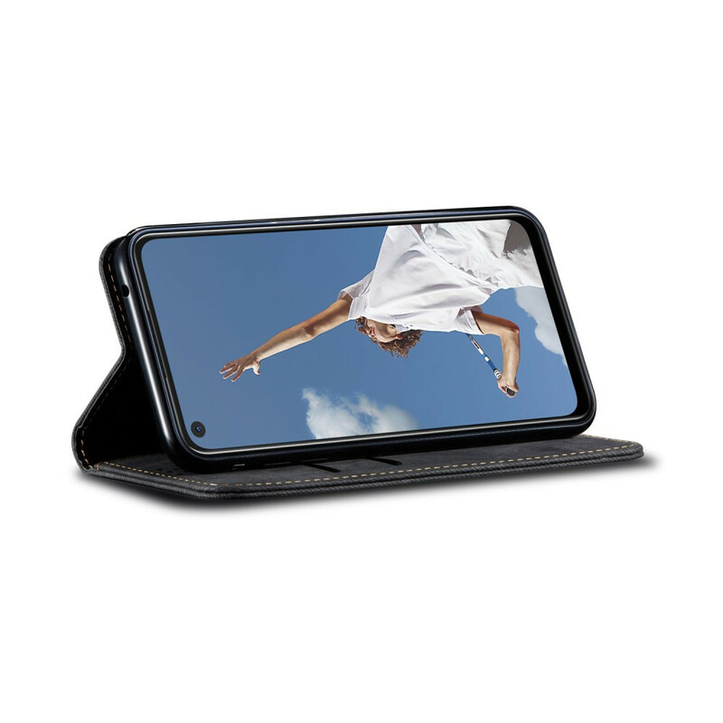 Flip Cover Oppo A72 Simili Cuir Texture Jeans Flip Cover Oppo A72 Simili Cuir Texture Jeans