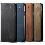 Flip Cover Oppo A72 Simili Cuir Texture Jeans Flip Cover Oppo A72 Simili Cuir Texture Jeans