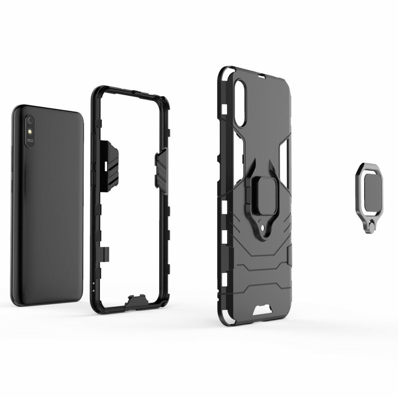 Coque Xiaomi Redmi 9A Ring Résistante Coque Xiaomi Redmi 9A Ring Résistante