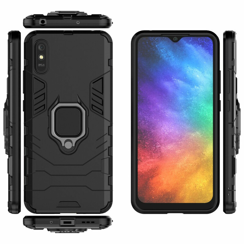 Coque Xiaomi Redmi 9A Ring Résistante Coque Xiaomi Redmi 9A Ring Résistante