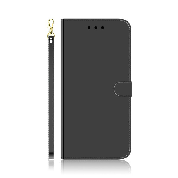 Housse iPhone 12 Pro Max Simili Cuir Couverture Miroir