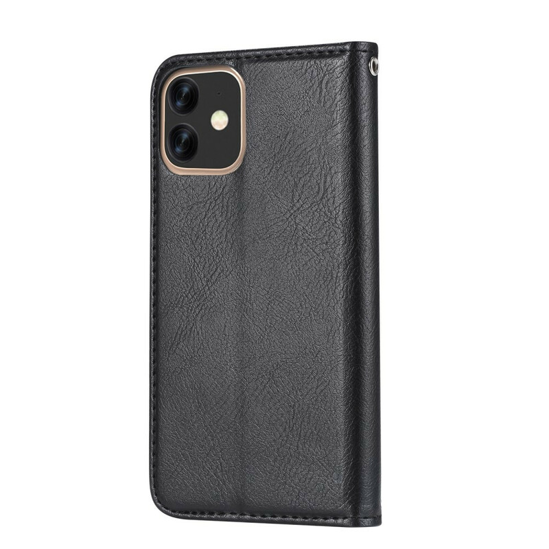Flip Cover iPhone 12 Max / 12 Pro Simili Cuir Porte-Cartes