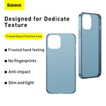 Coque iPhone 12 Verre Trempé et Silicone BASEUS Coque iPhone 12 Verre Trempé et Silicone BASEUS