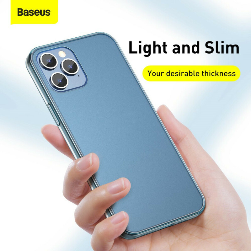 Coque iPhone 12 Verre Trempé et Silicone BASEUS Coque iPhone 12 Verre Trempé et Silicone BASEUS