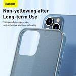 Coque iPhone 12 Verre Trempé et Silicone BASEUS Coque iPhone 12 Verre Trempé et Silicone BASEUS