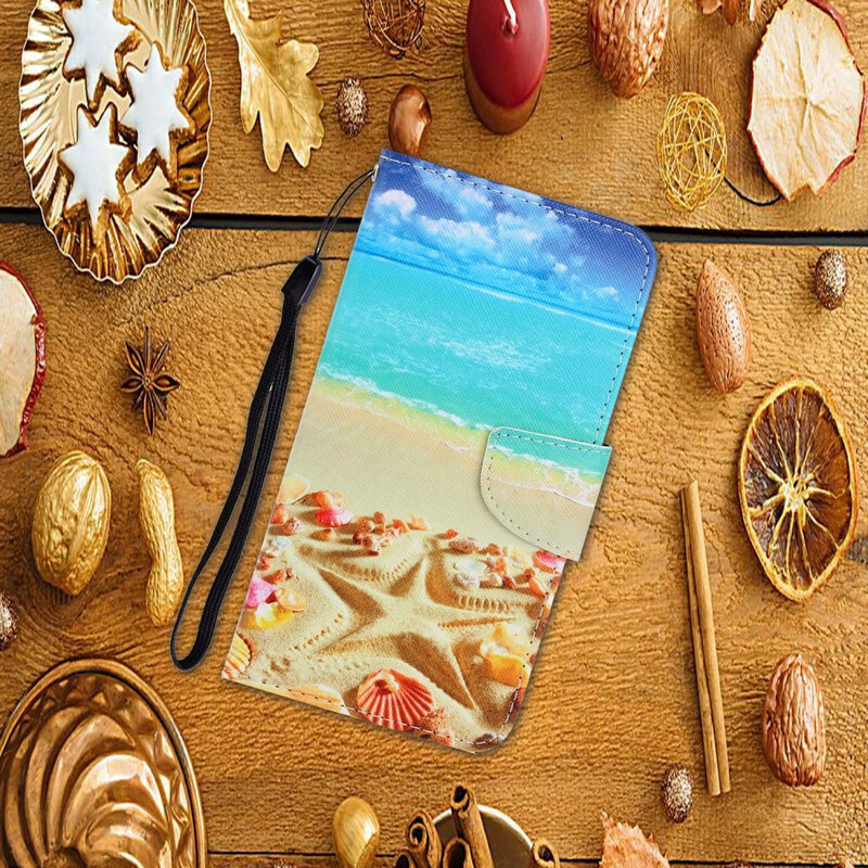 Housse Xiaomi Redmi 9C Plage à Lanière