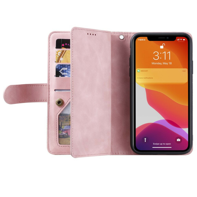 Housse iPhone 12 Porte-Monnaie 9 Porte-Cartes