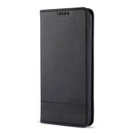 Flip Cover iPhone 12 Max / 12 Pro Style Cuir AZNS