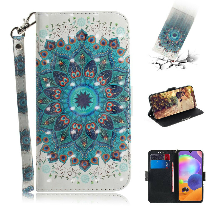 Housse Samsung Galaxy A31 Magistral Mandala à Lanière Housse Samsung Galaxy A31 Magistral Mandala à Lanière