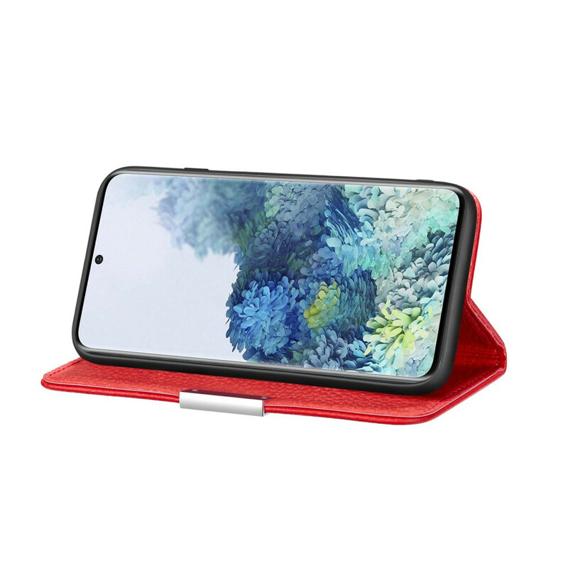 Flip Cover Samsung Galaxy S20 Plus simili Cuir Litchi Ultra Chic Flip Cover Samsung Galaxy S20 Plus simili Cuir Litchi Ultra Chic