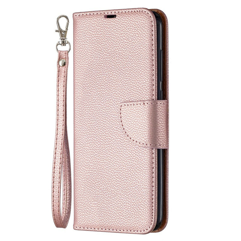 Housse Xiaomi Redmi Note 9 Litchi Rabat Oblique