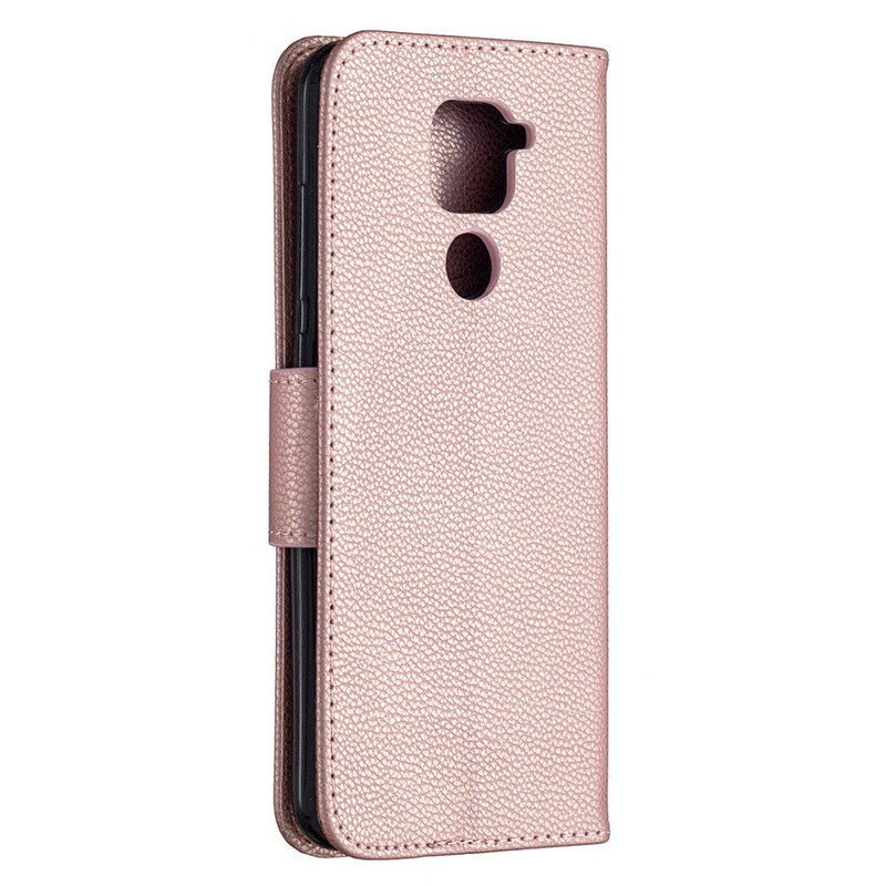 Housse Xiaomi Redmi Note 9 Litchi Rabat Oblique