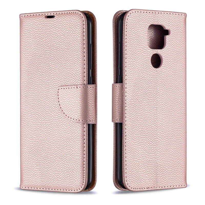 Housse Xiaomi Redmi Note 9 Litchi Rabat Oblique