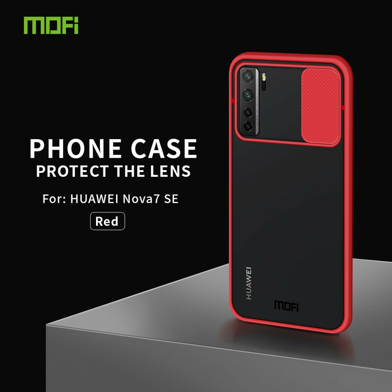 Coque Huawei P40 Lite 5G CamShield Rebords Colorés MOFI