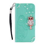 Housse Samsung Galaxy S20 FE Hibou Mandala et Breloque Housse Samsung Galaxy S20 FE Hibou Mandala et Breloque