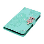 Housse Samsung Galaxy S20 FE Hibou Mandala et Breloque Housse Samsung Galaxy S20 FE Hibou Mandala et Breloque
