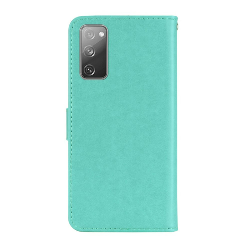 Housse Samsung Galaxy S20 FE Hibou Mandala et Breloque Housse Samsung Galaxy S20 FE Hibou Mandala et Breloque