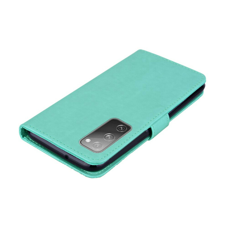 Housse Samsung Galaxy S20 FE Hibou Mandala et Breloque Housse Samsung Galaxy S20 FE Hibou Mandala et Breloque