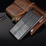 Coque Samsung Galaxy Z Flip Effet Cuir Couture Coque Samsung Galaxy Z Flip Effet Cuir Couture