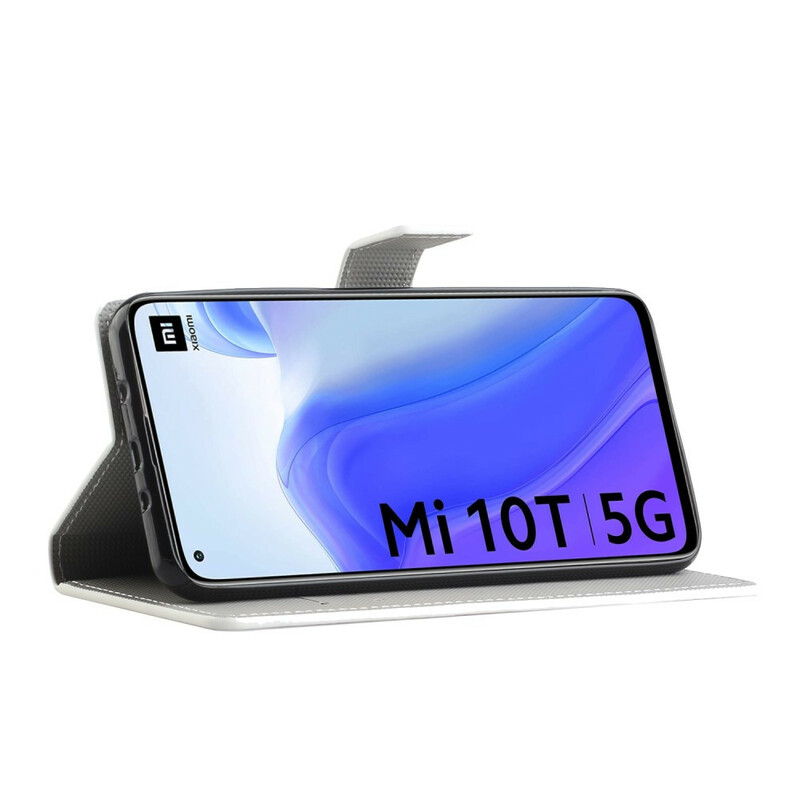 Housse Xiaomi Mi 10T / 10T Pro Papillon Bleu Housse Xiaomi Mi 10T / 10T Pro Papillon Bleu