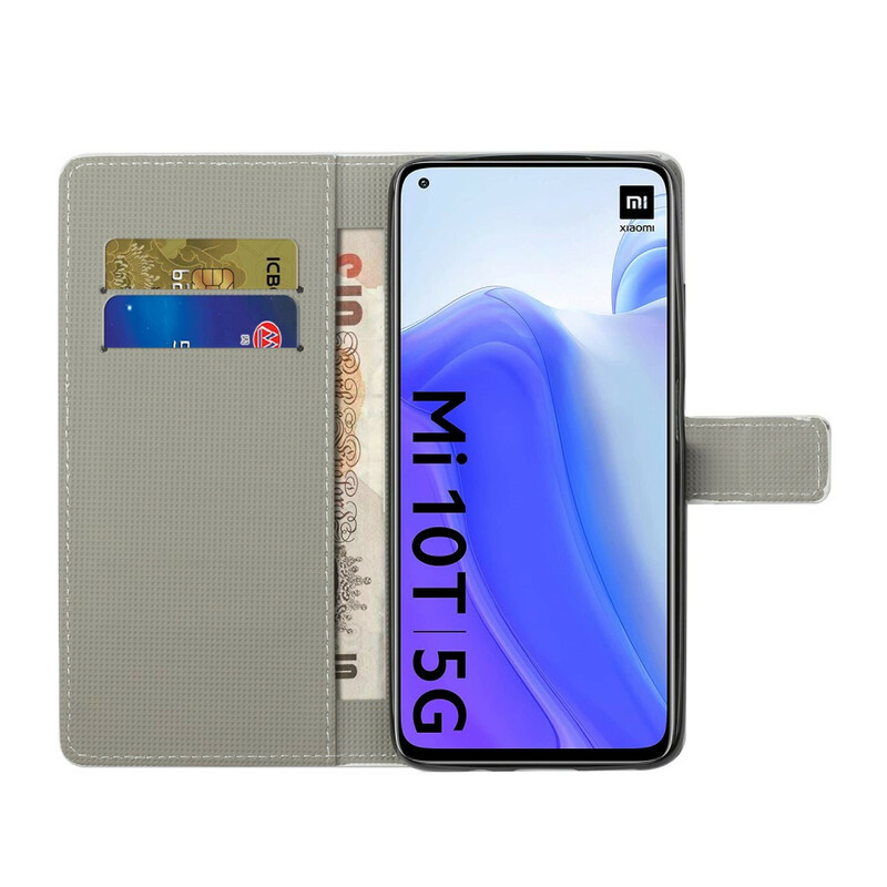 Housse Xiaomi Mi 10T / 10T Pro Papillon Bleu Housse Xiaomi Mi 10T / 10T Pro Papillon Bleu