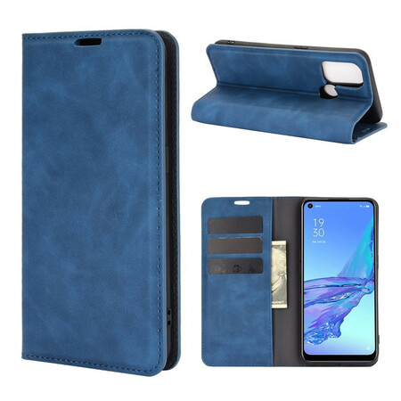 Flip Cover Oppo A53 Effet Cuir Douceur