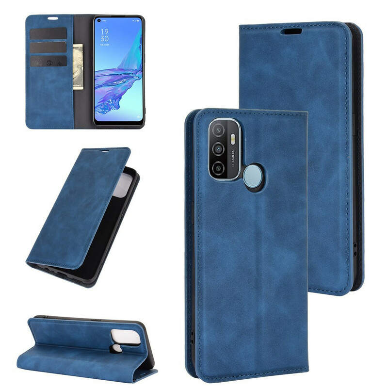 Flip Cover Oppo A53 Effet Cuir Douceur Flip Cover Oppo A53 Effet Cuir Douceur