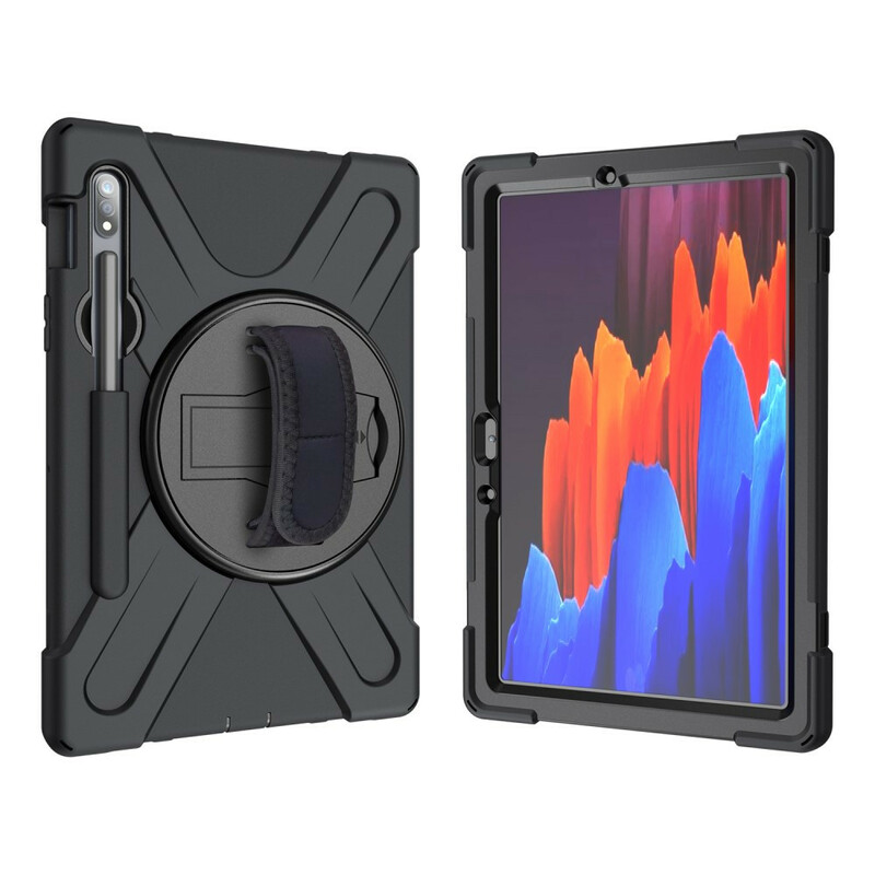 Coque Samsung Galaxy Tab S7 Utra Résistante avec Sangle