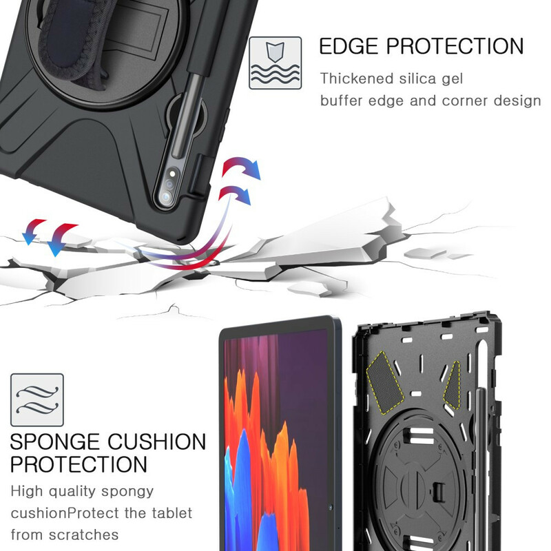 Coque Samsung Galaxy Tab S7 Utra Résistante avec Sangle