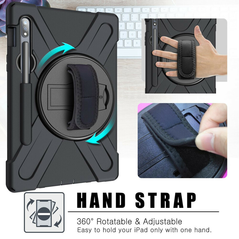 Coque Samsung Galaxy Tab S7 Utra Résistante avec Sangle