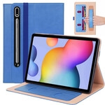 Étui Samsung Galaxy Tab S7 Plus Style Cuir avec Sangle Étui Samsung Galaxy Tab S7 Plus Style Cuir avec Sangle
