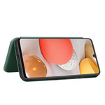 Flip Cover Samsung Galaxy A42 5G Fibre Carbone