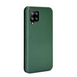 Flip Cover Samsung Galaxy A42 5G Fibre Carbone