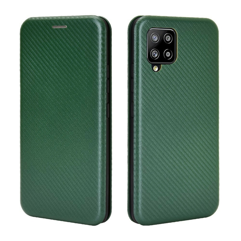 Flip Cover Samsung Galaxy A42 5G Fibre Carbone
