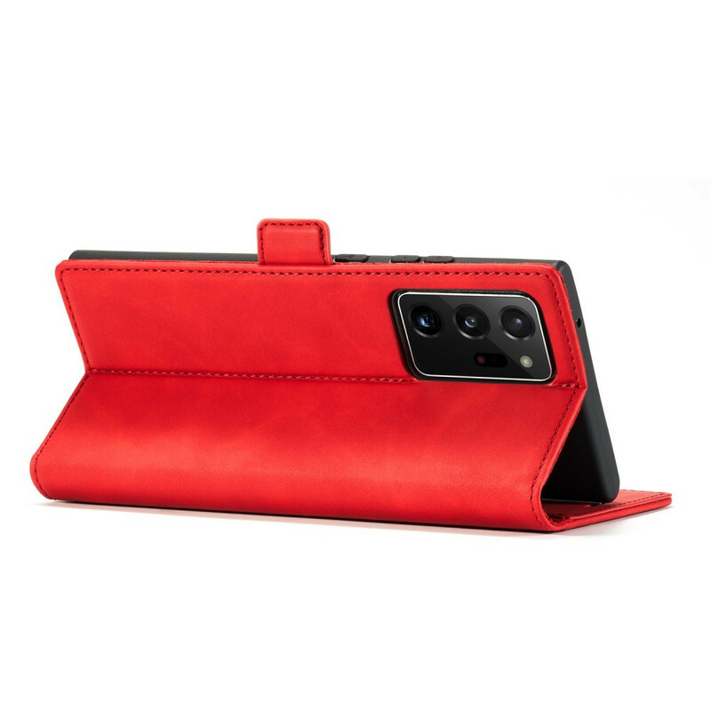 Flip Cover Samsung Galaxy Note 20 Ultra LC.IMEEKE Effet Cuir