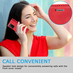 Flip Cover Samsung Galaxy Note 20 Ultra LC.IMEEKE Effet Cuir