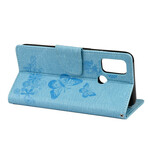 Housse Oppo A53 / A53s Que des Papillons avec Lanière