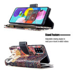 Housse Samsung Galaxy A51 Poche Zippée Éléphant Housse Samsung Galaxy A51 Poche Zippée Éléphant