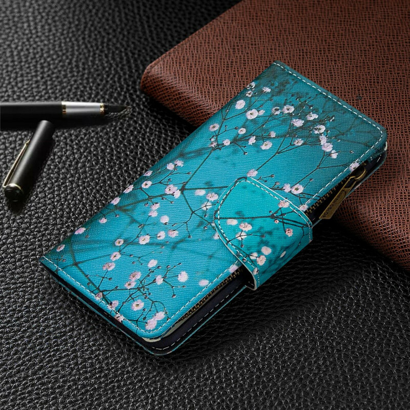 Housse Samsung Galaxy A51 Poche Zippée Arbre Housse Samsung Galaxy A51 Poche Zippée Arbre