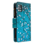 Housse Samsung Galaxy A51 Poche Zippée Arbre Housse Samsung Galaxy A51 Poche Zippée Arbre